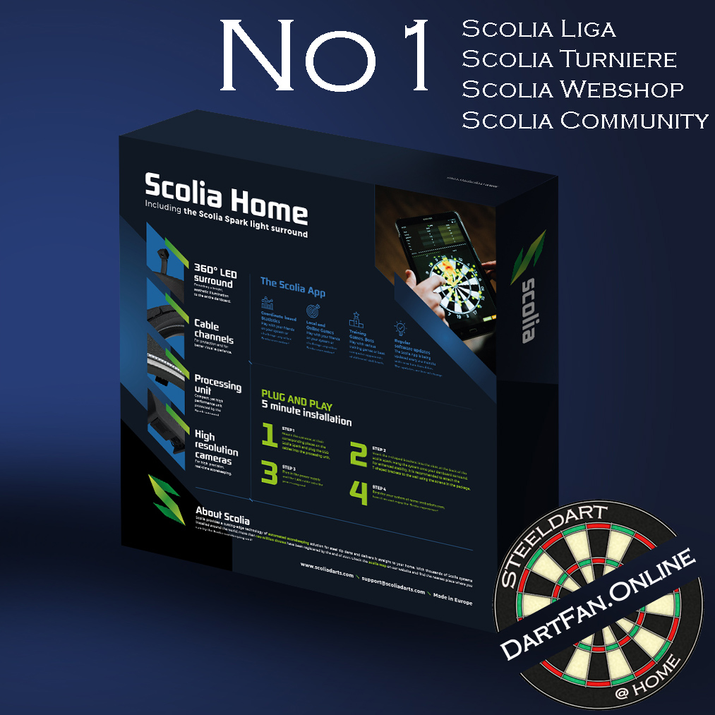 Scolia Home + Spark Light Surround - Darts online - Scolia