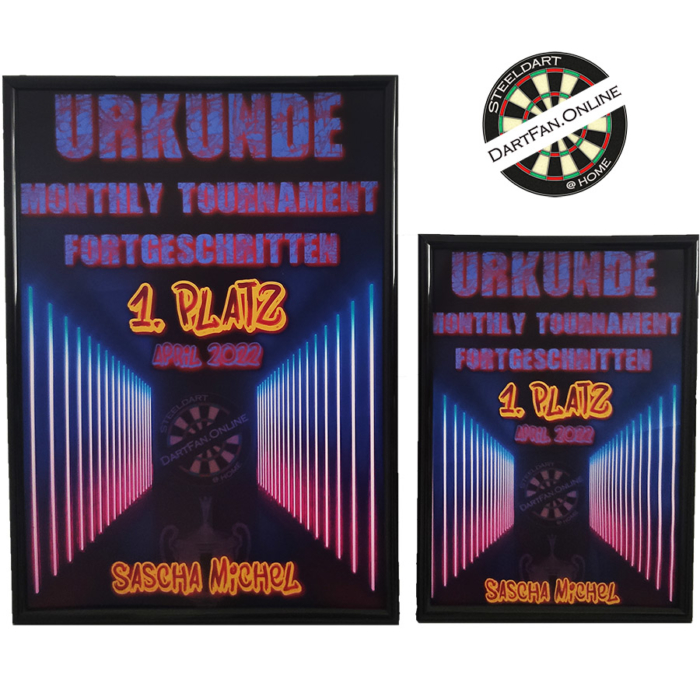 Bilderrahmen mit Urkunde A4
