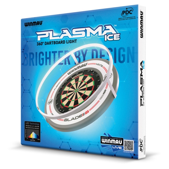 Winmau Plasma ICE & Pro-Line White Surround Bundle