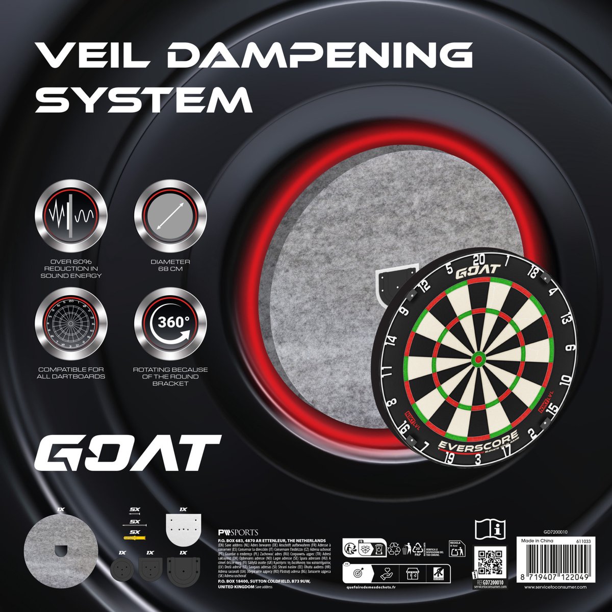 GOAT Silencer Veil Dampening System Schallschutz – Bild 2